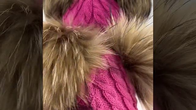 Детские шапки с меховым помпоном от Beezy 🐝 смотреть онлайн