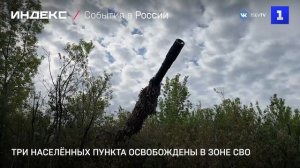 Три населённых пункта освобождены в зоне СВО
