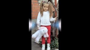 Джемпер для Девочки 5 лет Спицами - 2019 / Sweater for Girl 5 years / Pullover für Mädchen 5 Jahre
