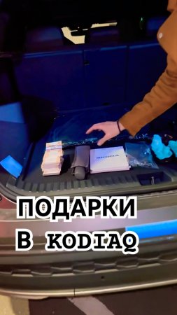 SKODA заботиться о своих клиентах. В новом KODIAQ багажник подарков #skoda #kodiaq #skodakodiaq