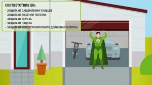 Безопасность секционных ворот Alutech