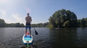 Сап-борд на Беляевских карьерах.
Sup-surf-strёming