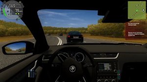 City Car Driving! Шашки на Шкода Октавиа!