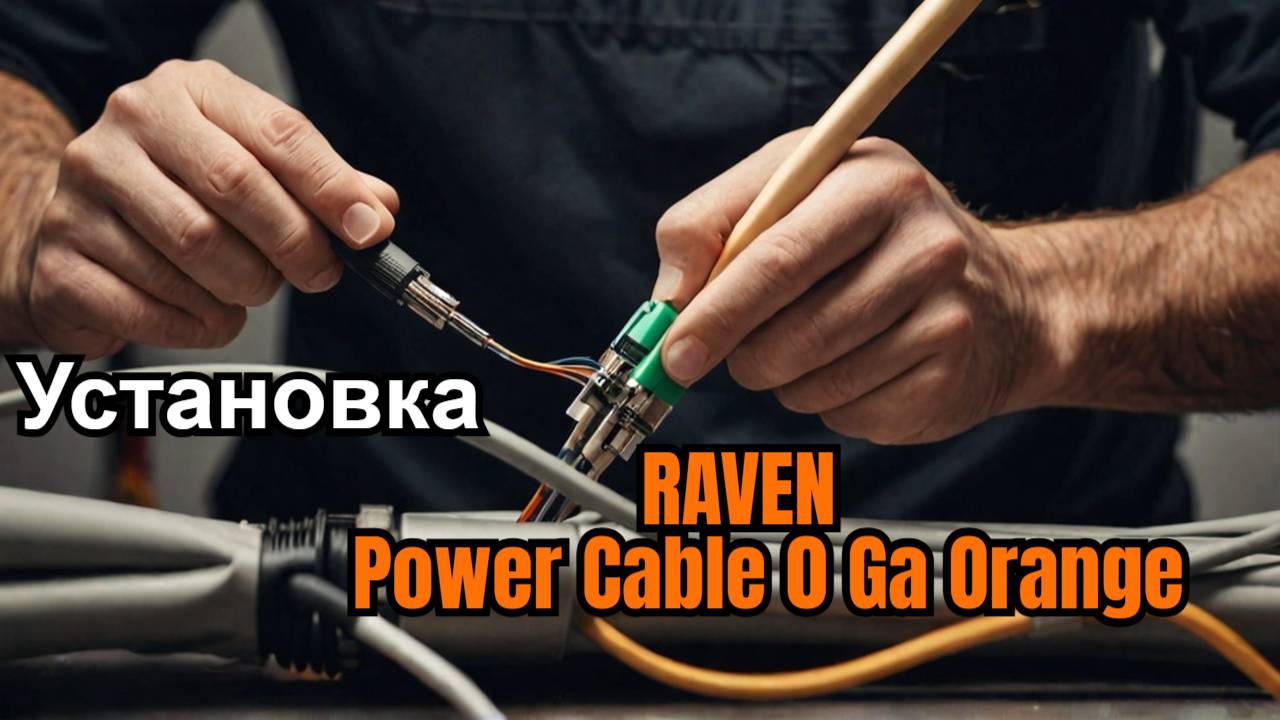 Замена силовой проводки на Raven 0 GA + оплетка Piranha 0 Ga