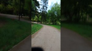 Езда по лесопарку на велосипеде crossbike в микрорайоне супонево в Г. Звенигород