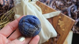 _Щит Ханумана_ кулон/подвеска из содалита