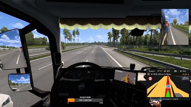 Euro Truck Simulator 2 проверка звука, соседи и мобильный грохот