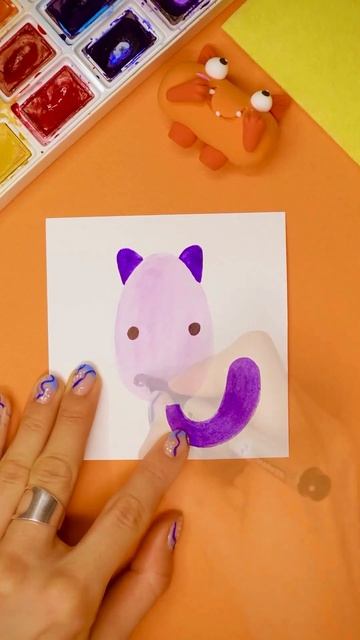 Как нарисовать котика?🐈 смотреть онлайн