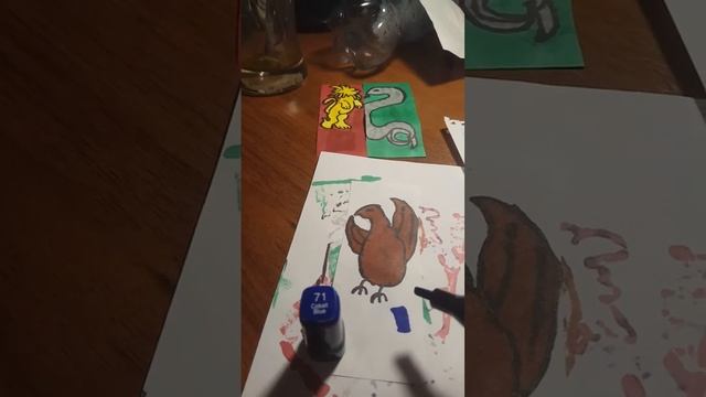 как нарисовать флаги Хогвартса смотреть онлайн