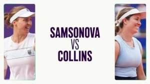 23.05.2025. Даниэль Коллинз - Людмила Самсонова. WTA 500 Strasbourg. Collins - Samsonova