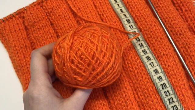 Связала себе тыкву. 🎃 #Вязанаятыква#тыква #тыкваспицами#knittedpumpkin