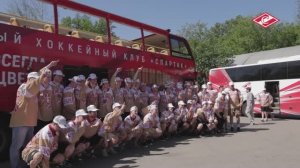Чемпионский парад МХК «Спартак» – в репортаже клубного ТВ!