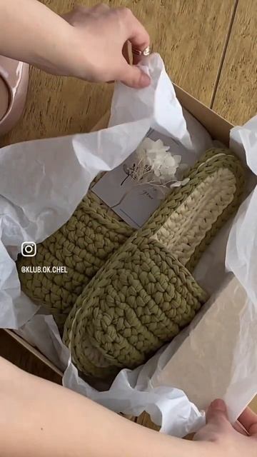 Тапочки из трикотажной ткани смотреть онлайн