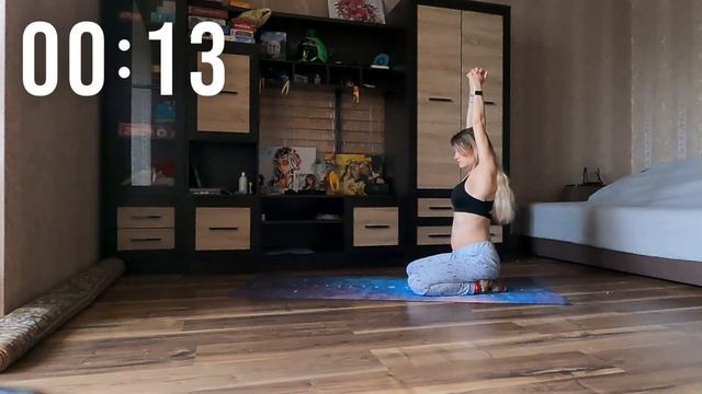 Тренування для вагітних 1 - 2 триместр. pregnancy fitness yoga p