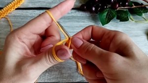 Декоративный наборный край для шапки бини.