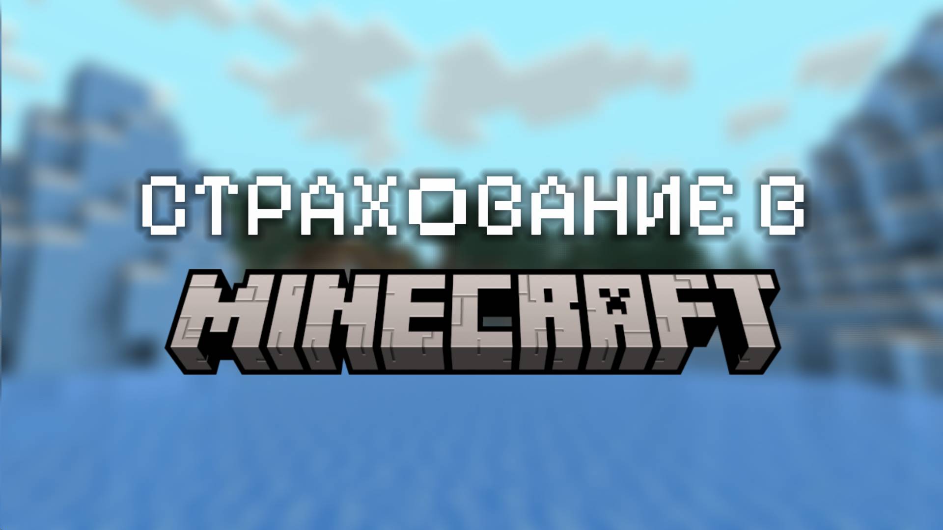 СТРАХОВАНИЕ НА ПРИМЕРЕ MINECRAFT