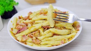 Картофельные галушки с поджаркой — муж в восторге! Простой рецепт на 5 порций