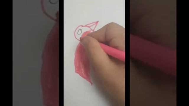 РОЗОВАЯ КОНОРЕЙКА. Рисунок для начинающих. смотреть онлайн