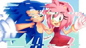 Соник и Эми танцы под фанарём