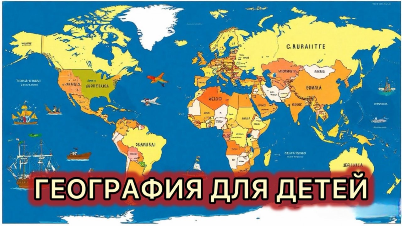 География для детей. Материки. Энциклопедия для детей