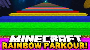 Обзор от вани Minecraft Extreme Rainbow Road