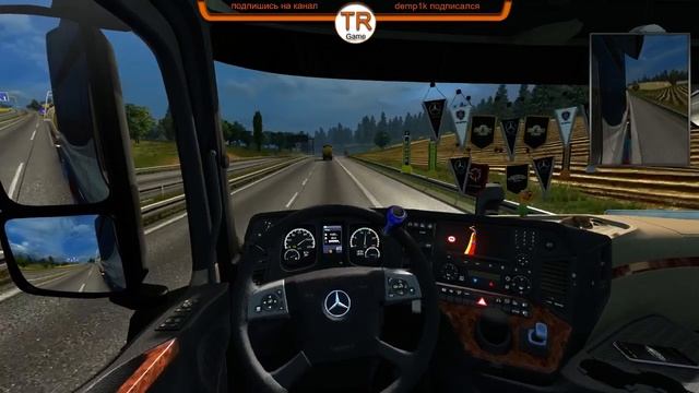 Грузоперевозки по Европе в ETS 2 Multiplayer #6
