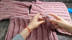 как связать свитер из Alize Puffy Fine