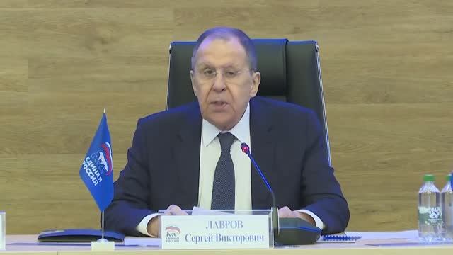 С.Лавров на заседании Комиссии Генсовета партии «Единая Россия», Пермь, 29 мая 2025 г