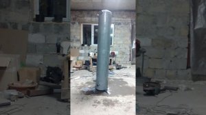 Буферная емкость. Гидрострелка из газовых баллонов.