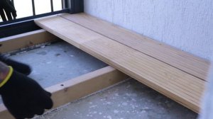 Террасная доска для лоджии с холодным остеклением