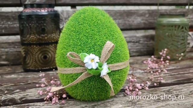 Декоративное яйцо для пасхальной композиции ОБАЯНИЕ МХА, 18х13 см, ALX117870