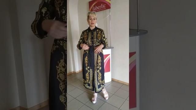 #Платье с рисунком в стиле #геральдика #Фаберлик смотреть онлайн