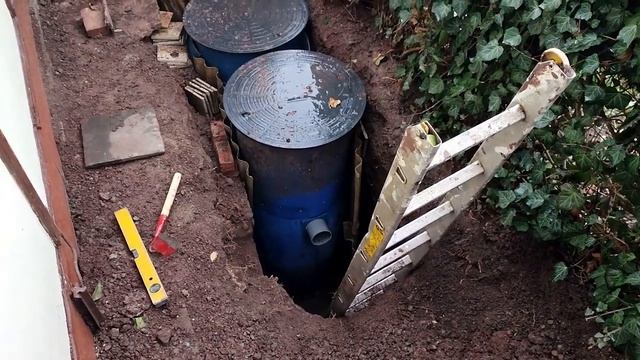 Дача в Германии, простейший септик своими руками #дача смотреть онлайн