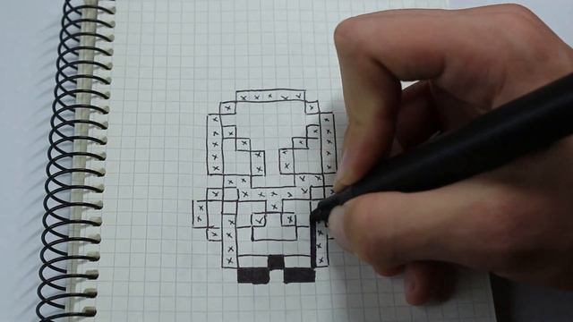 Drawn pixel art - How to draw Spider Man | Как нарисовать Человека Паука смотреть онлайн