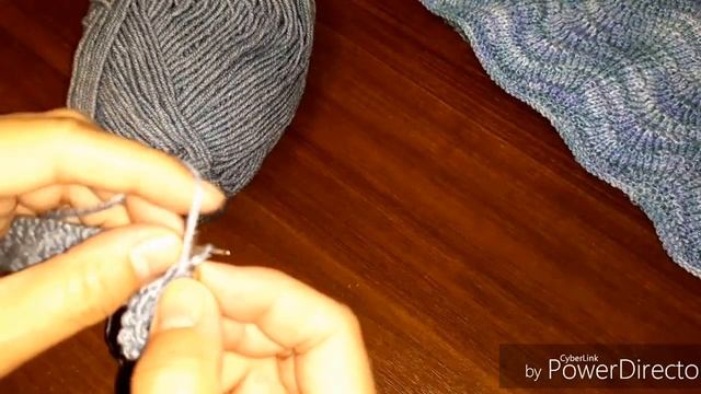 УЗОР СПИЦАМИ "ВОЛНЫ" смотреть онлайн