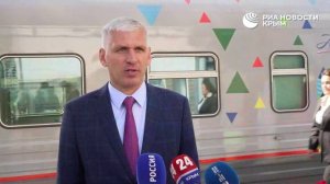 Детей из юбилейной смены "Артека" встретили в Симферополе