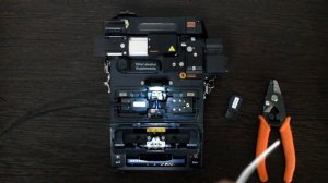 Сварка дроп-кабеля 2х3мм с половинкой патч корда на сва