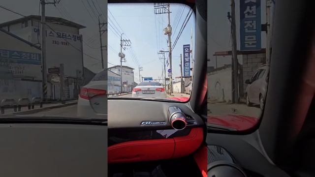 Ferrari F8 Tributo тест драйв в автосалоне Республика Корея, далее отправка клиенту. #ferrarif8