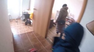 Горит квартира на 1 этаже