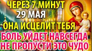 29 мая ОНА ИСЦЕЛИТ ТЕБЯ, НЕ ПРОПУСТИ ЭТО ЧУДО! Молитва Богородице Нечаянная Радость Православие