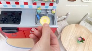 Mini kitchen set installation ASMR