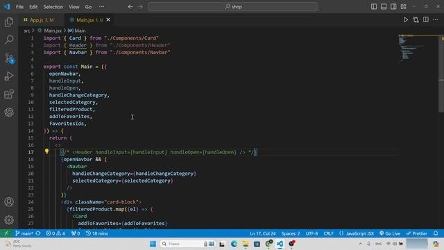 34 REACT SHOP 6. Страница избранного. React Router. ПОЛНЫЙ курс FRONTEN