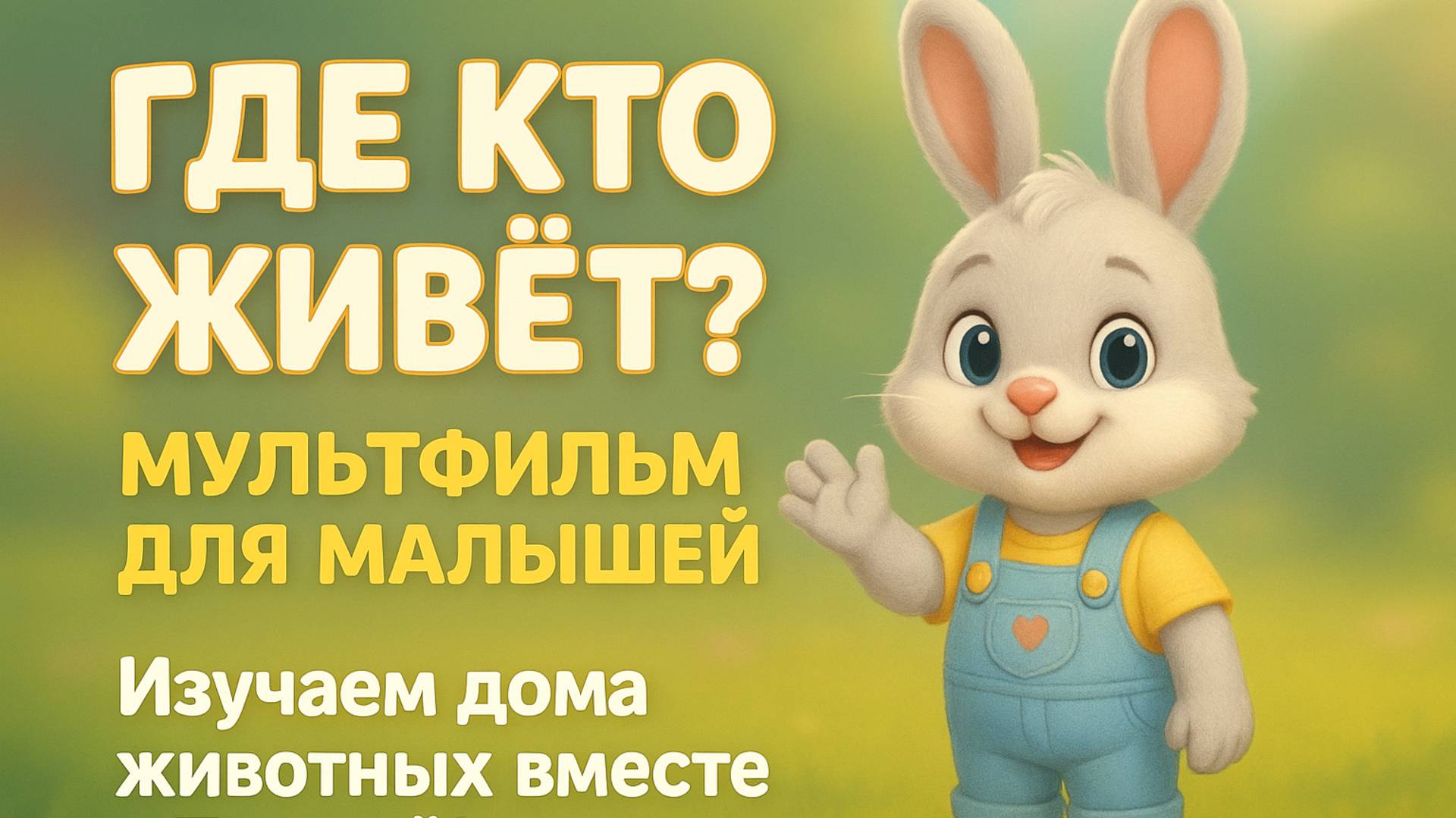Где чей домик? | Развивающий мультфильм для малышей | Методика Монтессори смотреть онлайн