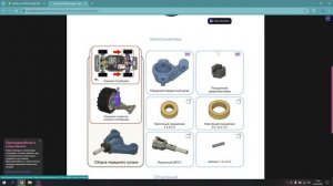 Сборка переднего и заднего кулака.