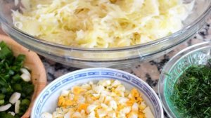 Быстрый пирог с капустой