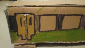 мои электрички из картона