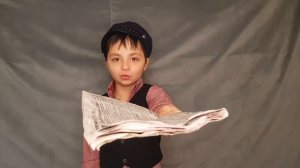 Алекс Степаненко, мальчишка продавец газет.