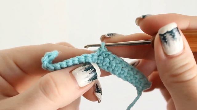 Как вязать столбик без накида/ How to make a single crochet. смотреть онлайн