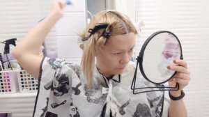 ❤🔥Как самой осветлить корни. Блонд дома