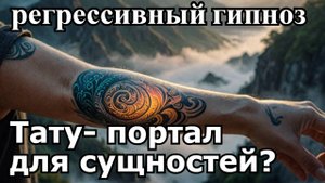 Регрессивный гипноз про татуировки, алкоголь. Отрывок сеанса